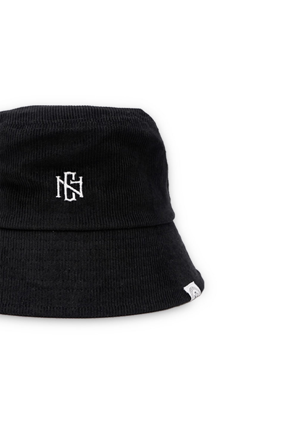 1st LOGO CORDUROY HAT BLACK