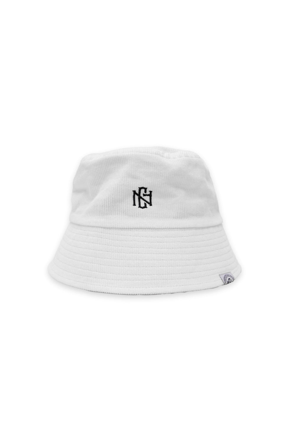 1st LOGO CORDUROY HAT WHITE