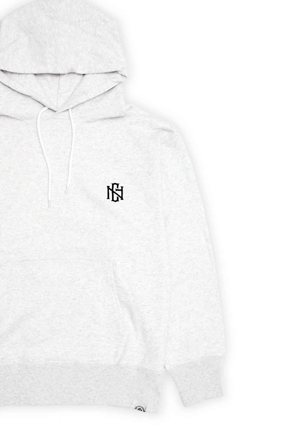 1st LOGO PULLOVER HOODY WHITE