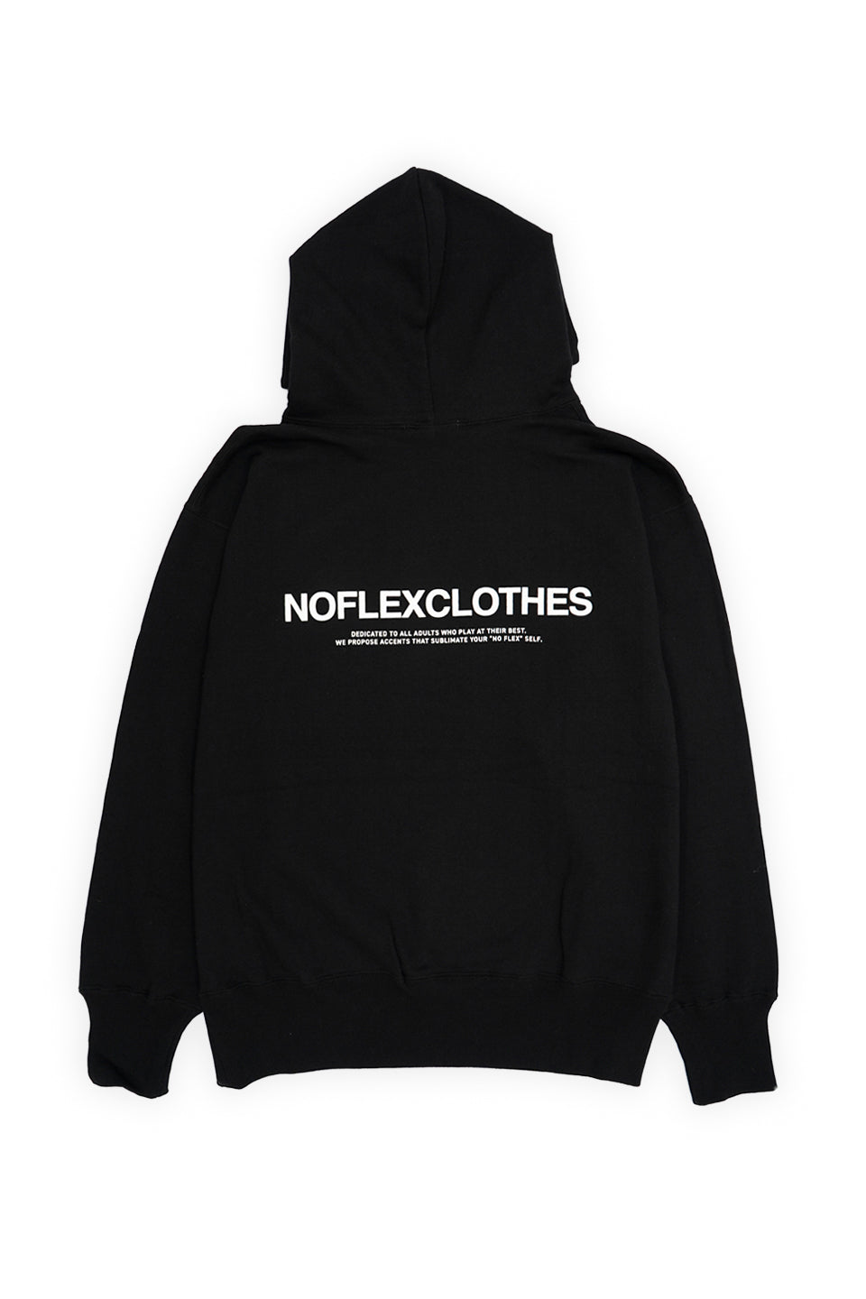 1st LOGO PULLOVER HOODY BLACK