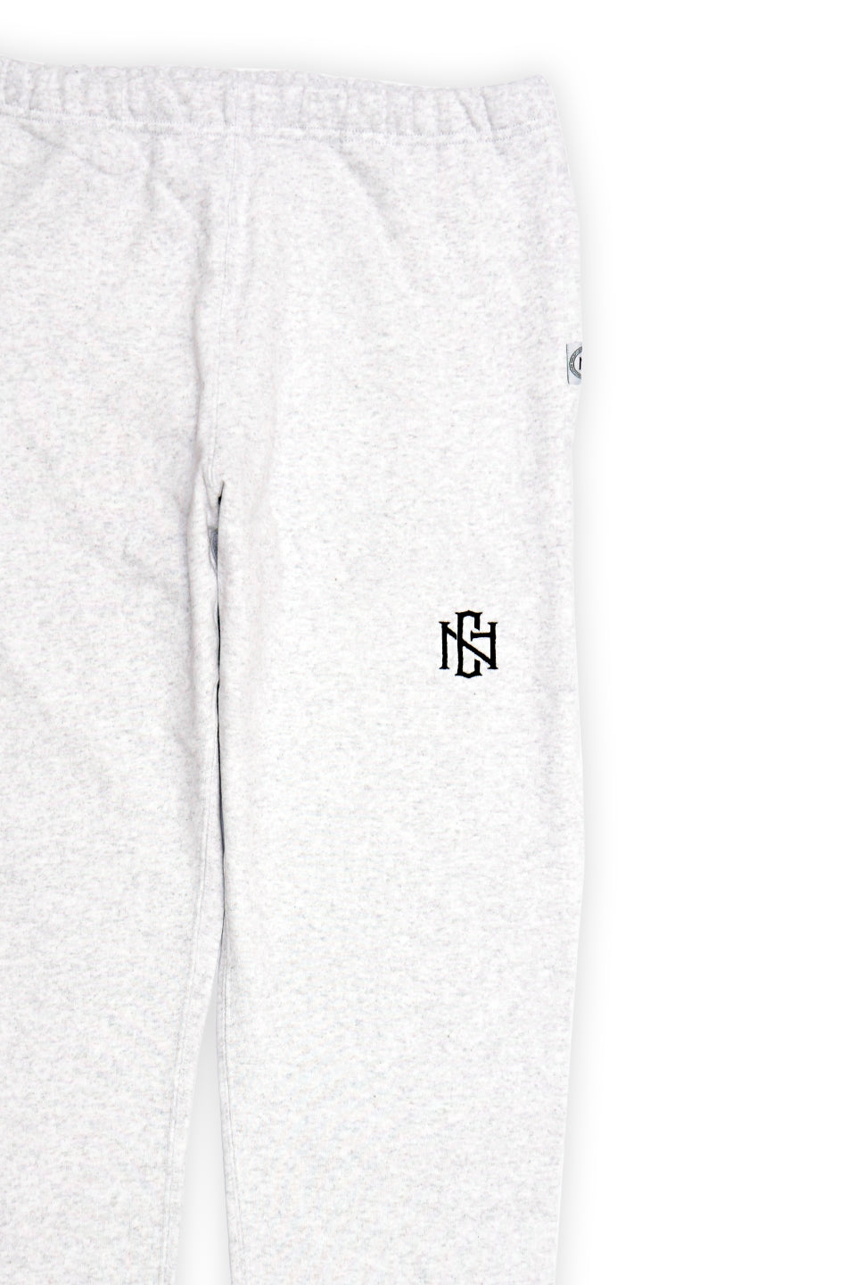 1st LOGO RIB SWEAT PANTS WHITE