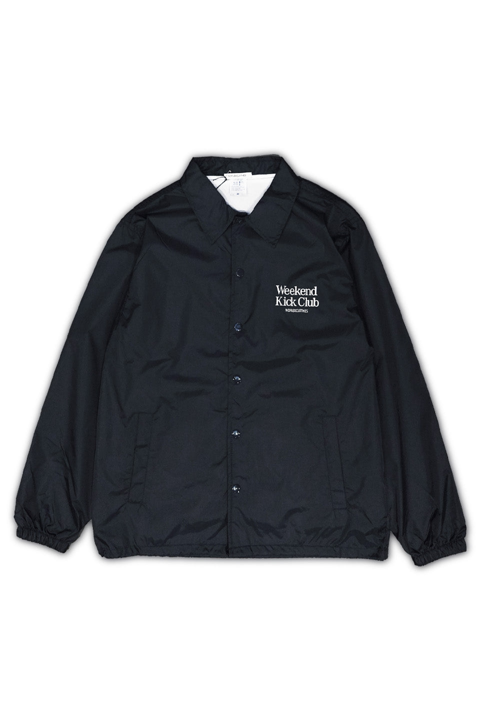 WKC NYLON COACH JACKET BLACK