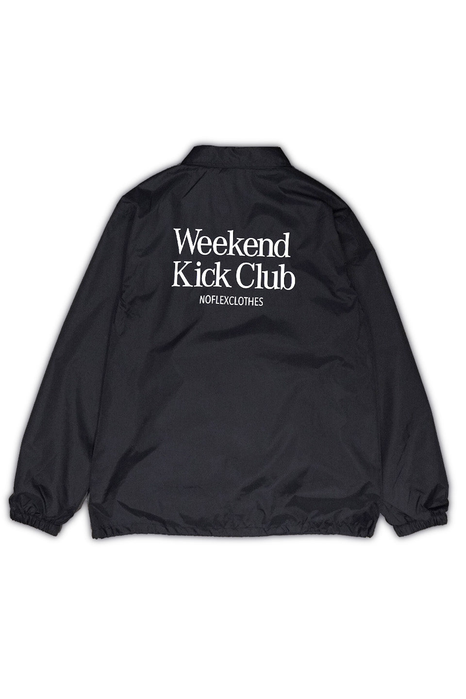 WKC NYLON COACH JACKET BLACK