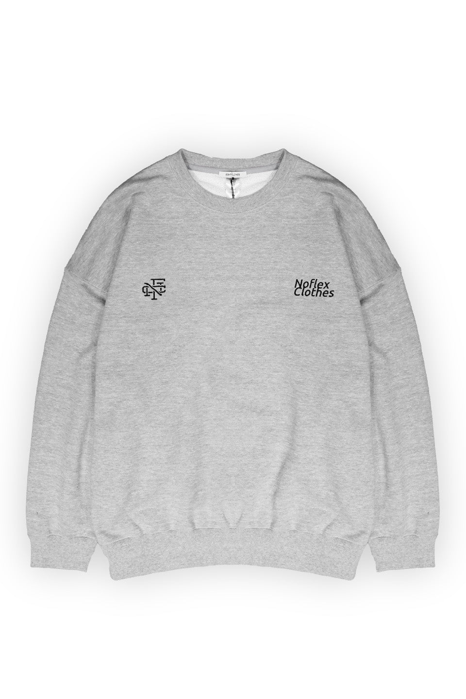 NFC EMBROIDERY CREW SWEAT GRAY