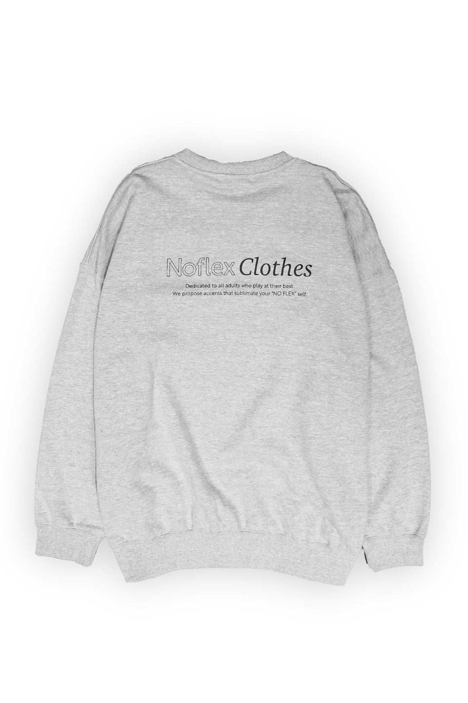 NFC EMBROIDERY CREW SWEAT GRAY