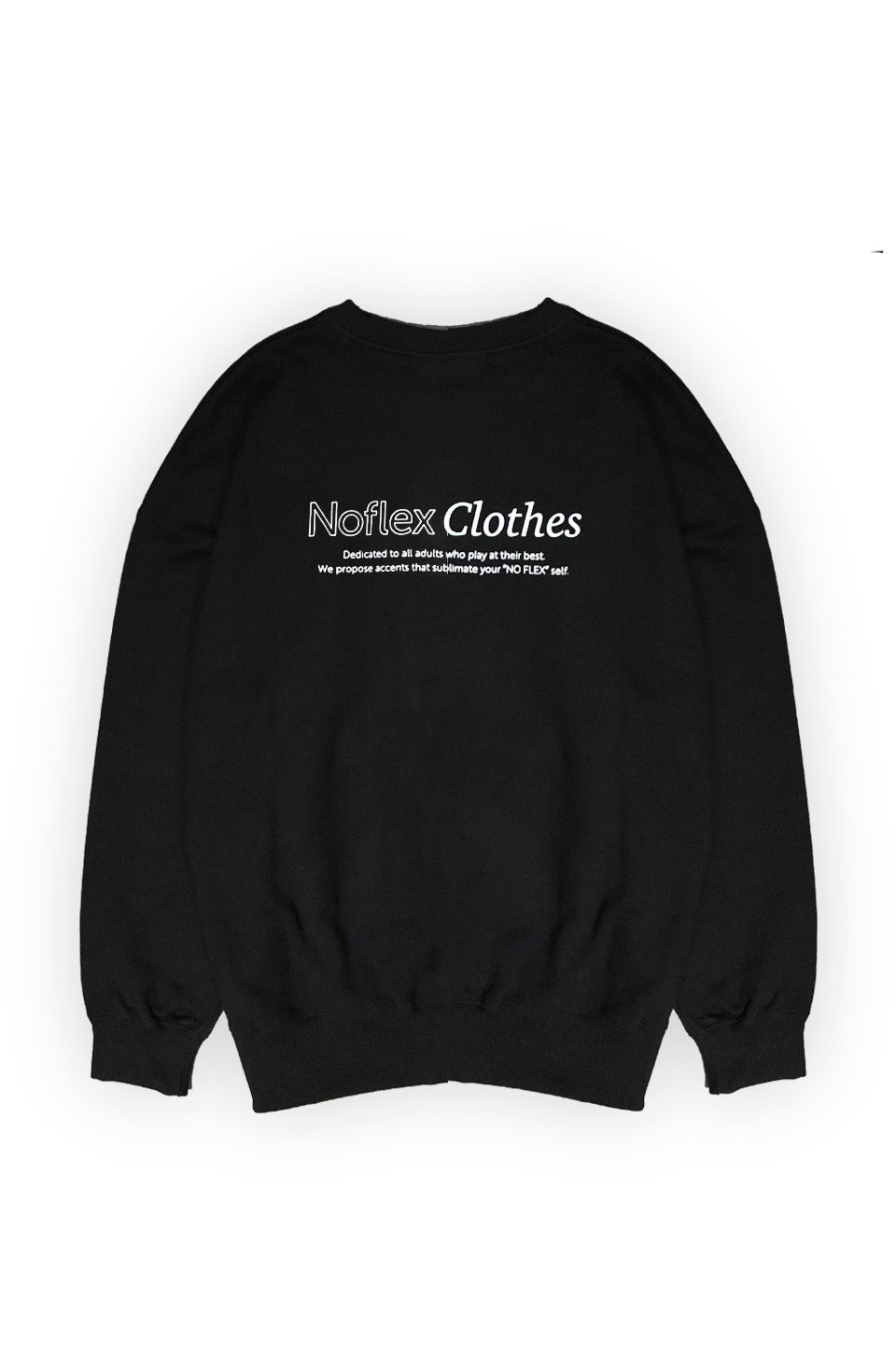 NFC EMBROIDERY CREW SWEAT BLACK