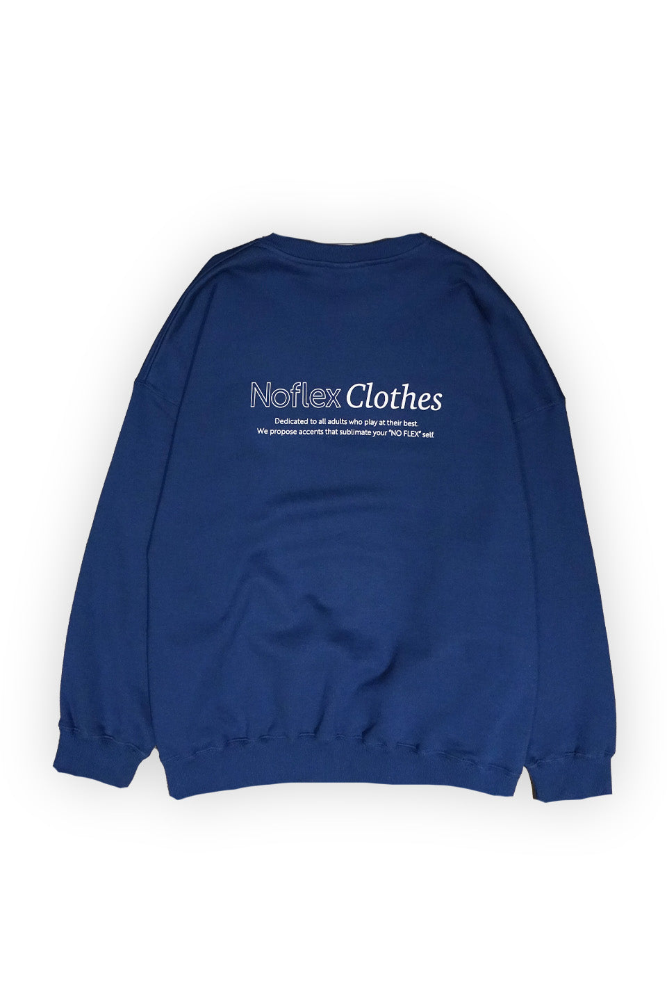 NFC EMBROIDERY CREW SWEAT BLUE