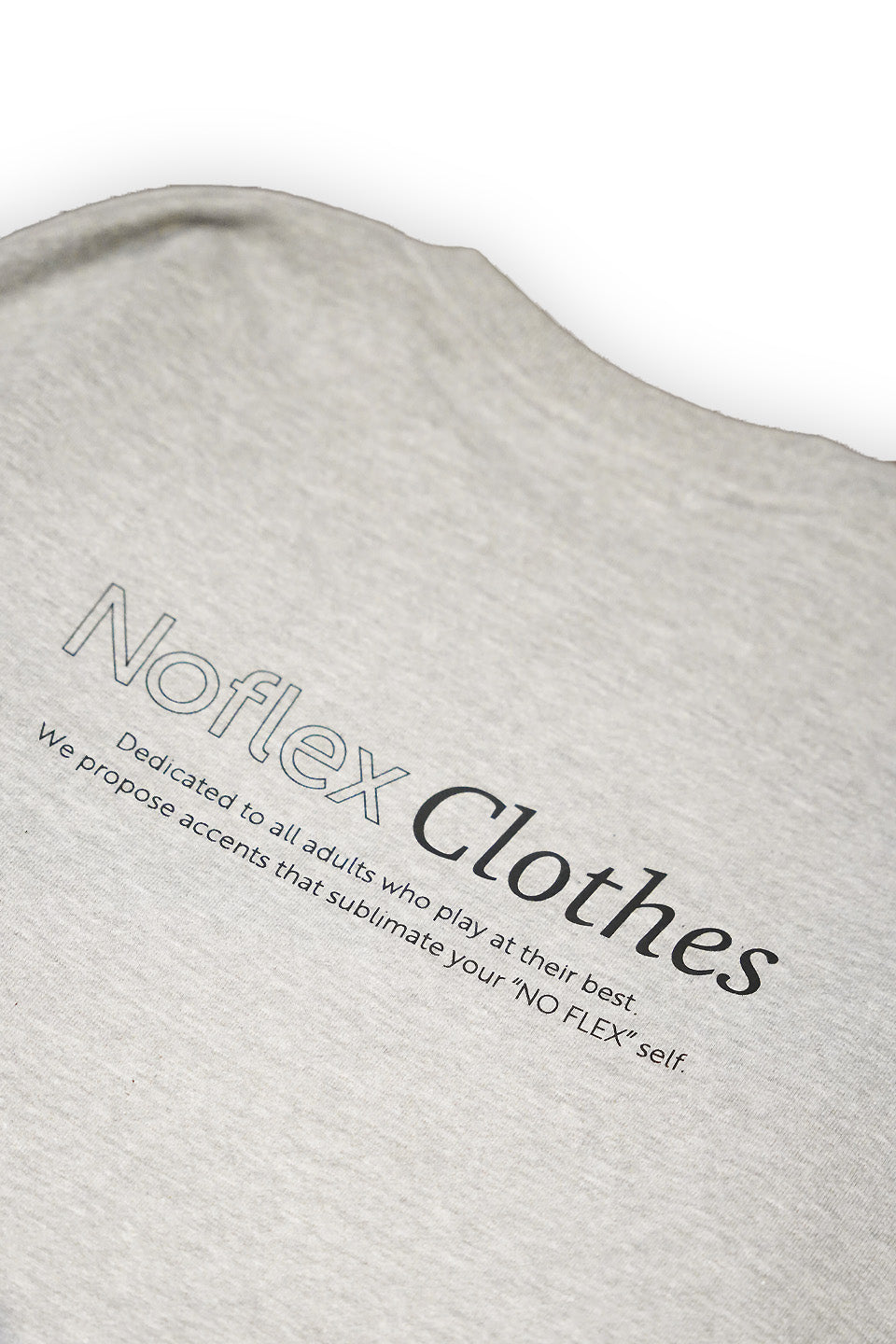 NFC EMBROIDERY CREW SWEAT GRAY