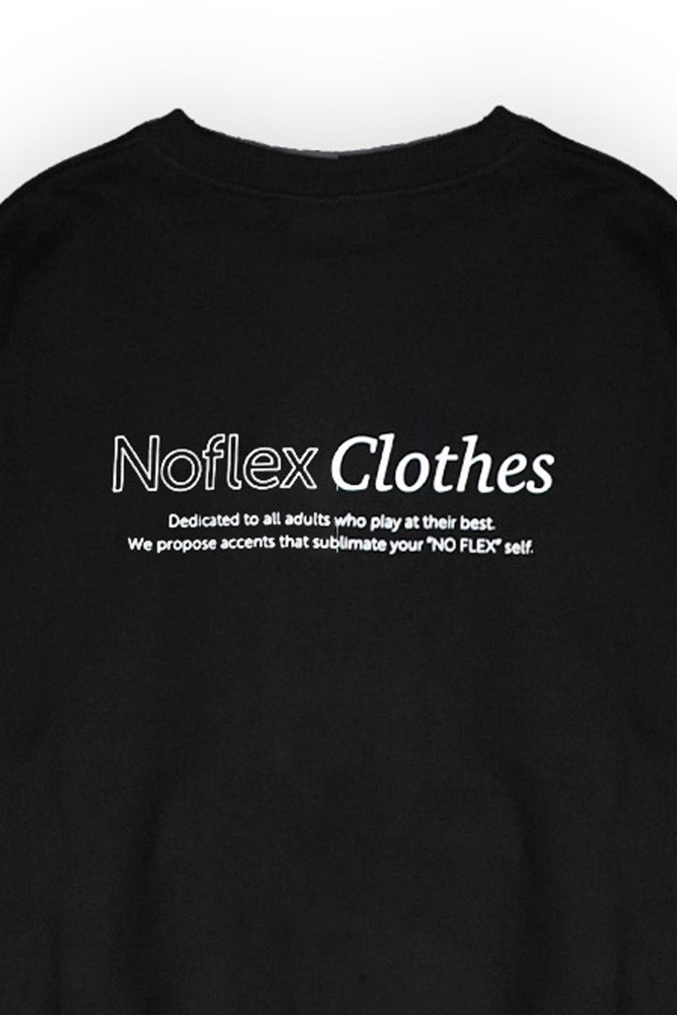 NFC EMBROIDERY CREW SWEAT BLACK