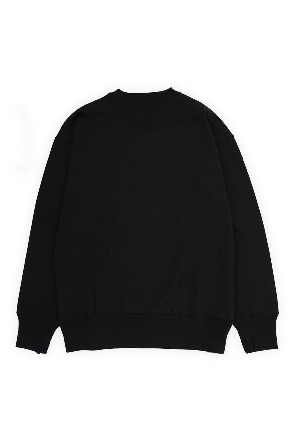 PRINT CREW SWEAT BLACK